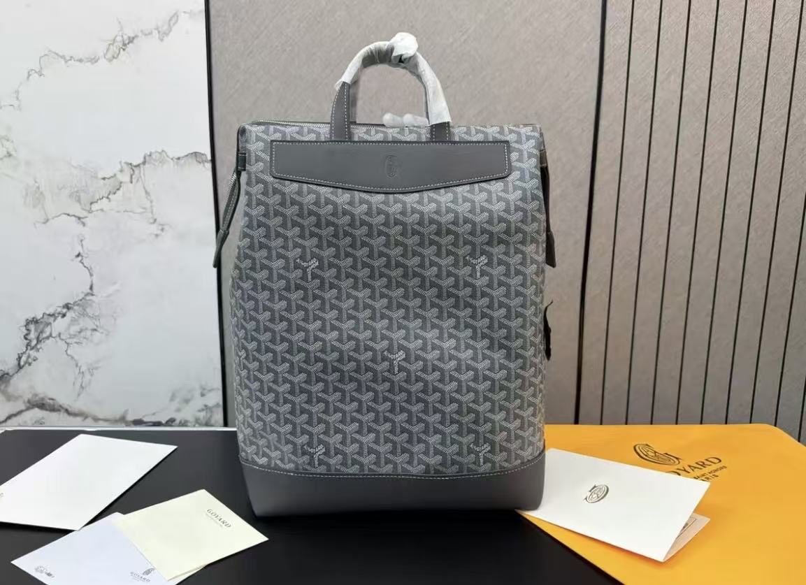 Goyard backpack collection inside orange