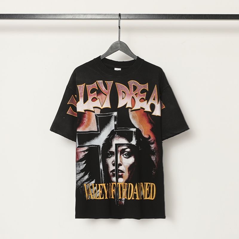 Vale Valley Dreams "Valley of the Damned" Vintage Washed Oversized Short Sleeve T-Shirt