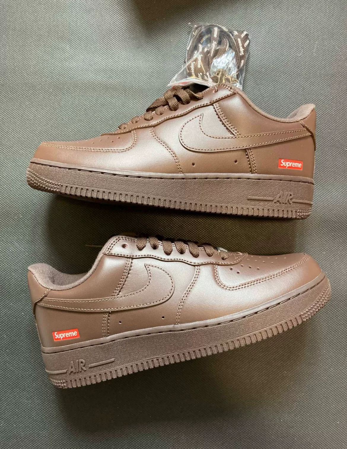 Supreme & Air Force 1 Brown Color