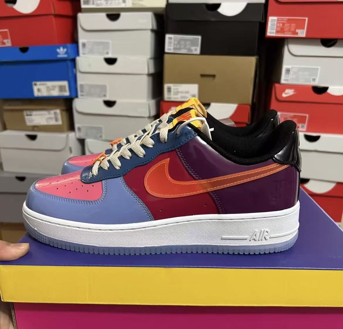 UNDEFEATED x Nike Air Force 1 "Multi Patent"