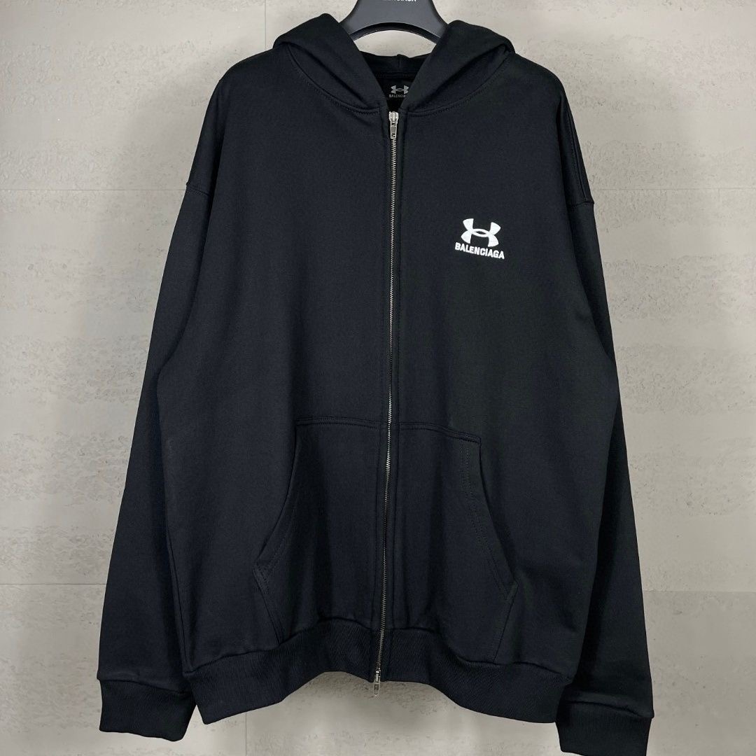 Balenciaga cardigan hooded sweatshirt