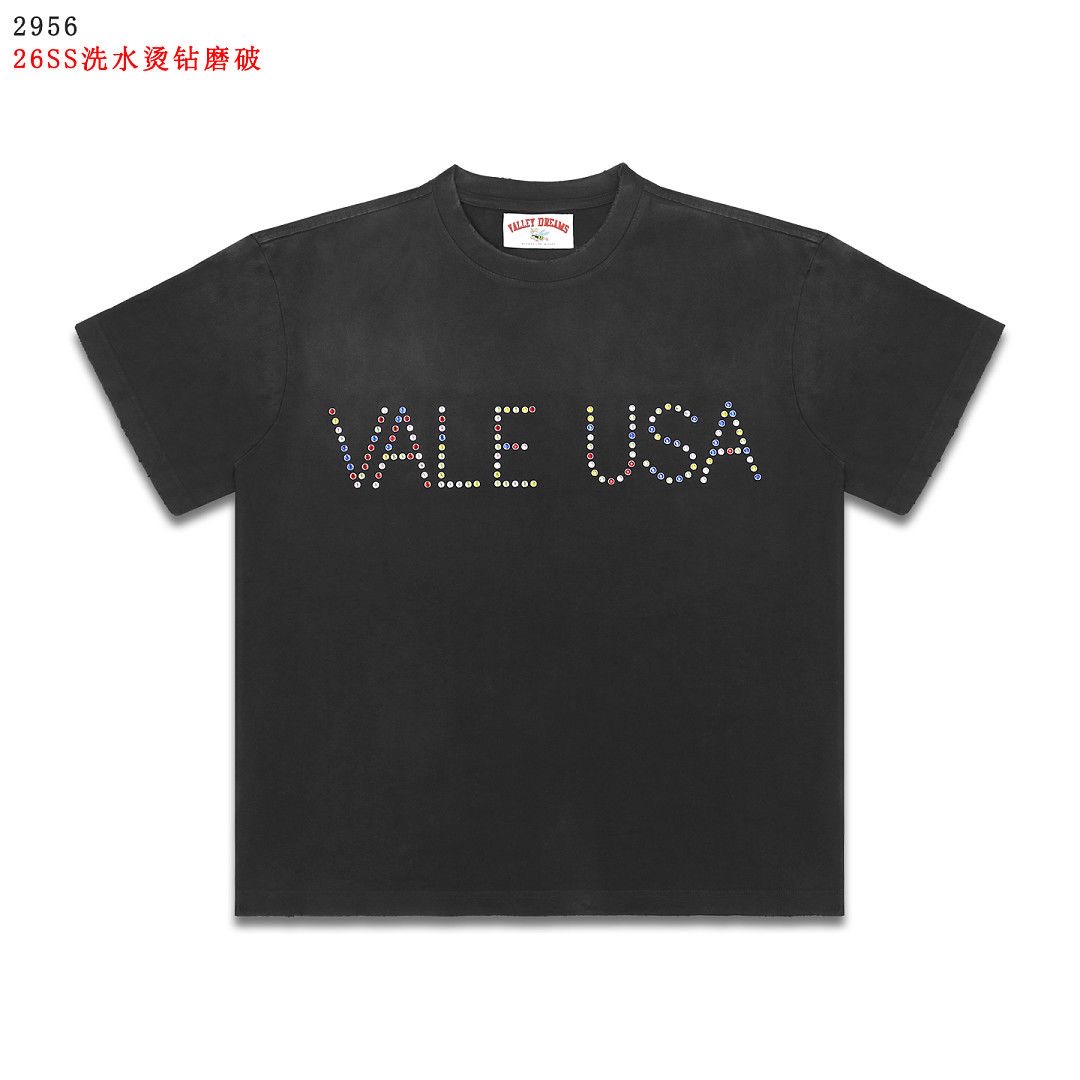Vale USA Rhinestone T-Shirt or Shorts 2 options