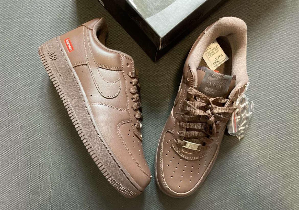 Supreme & Air Force 1 Brown Color