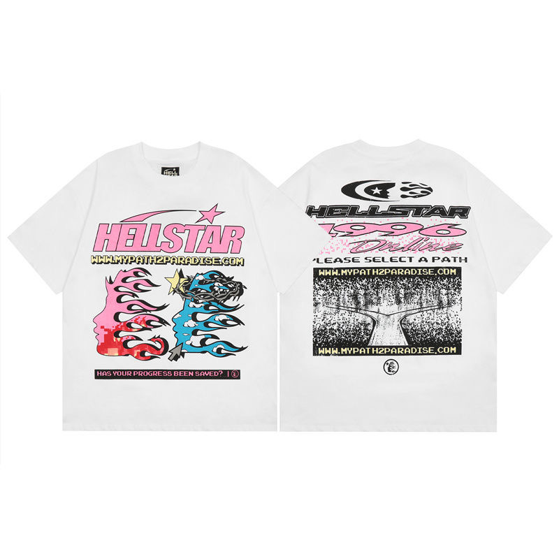 pink blue logo T