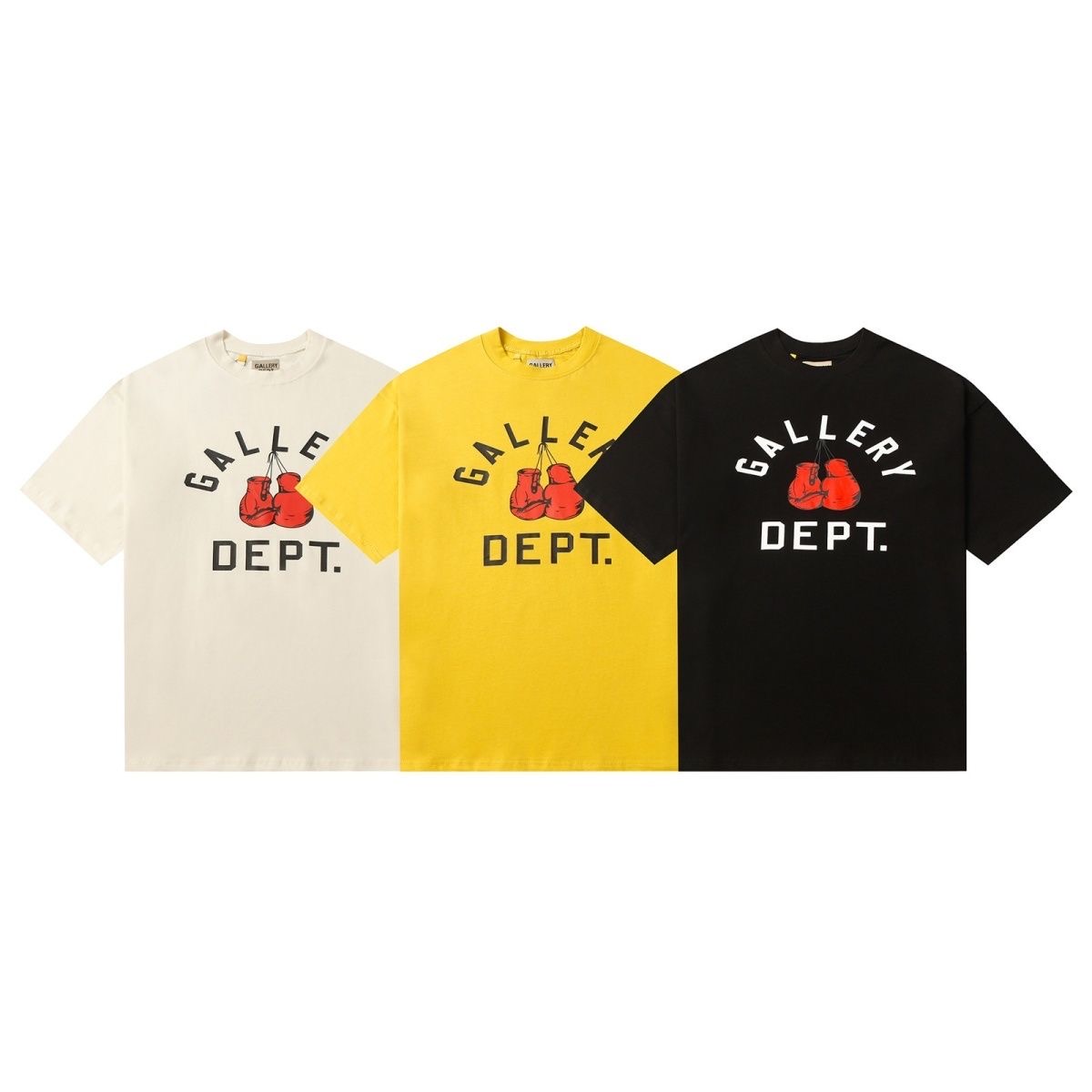 Open-fingered gloves Tee 3 Colors