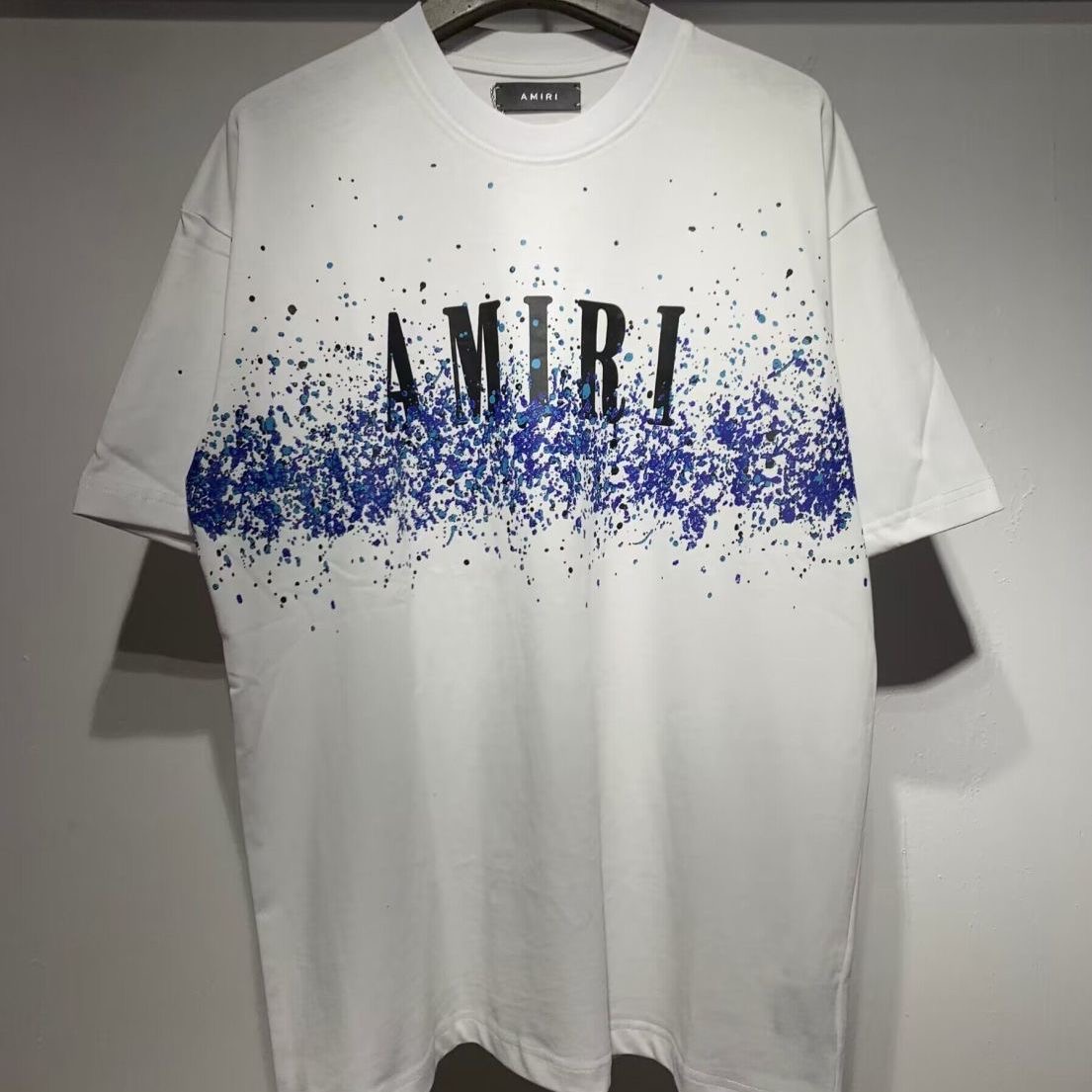 blue painting T