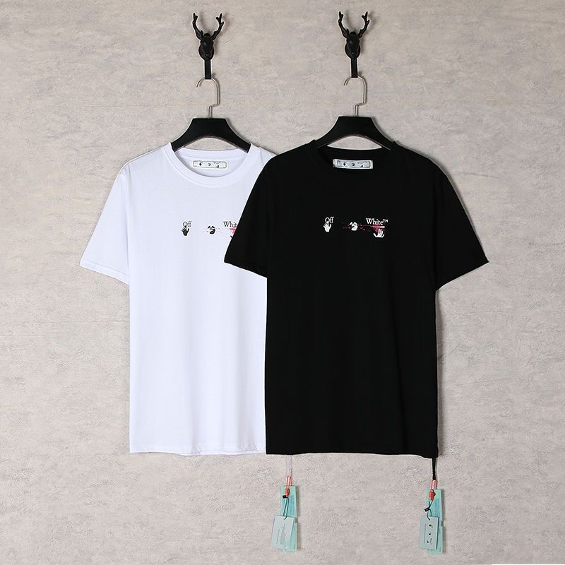 Pink Print Arrow Logo Tee 2 Colors