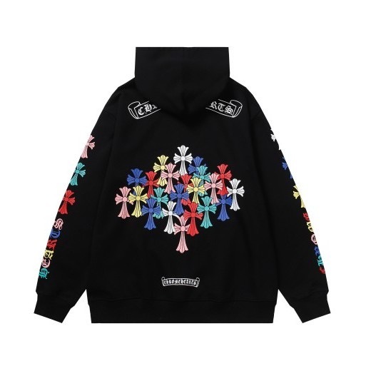 colorful Crowe hooded hoodie