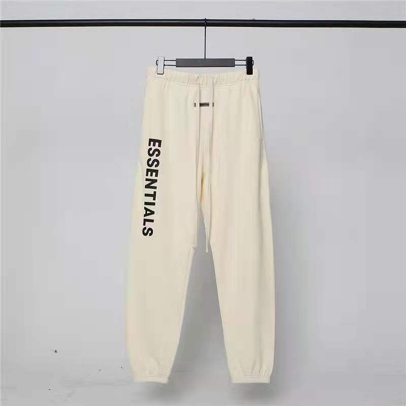 Pure color fashion big letters sweatpant
