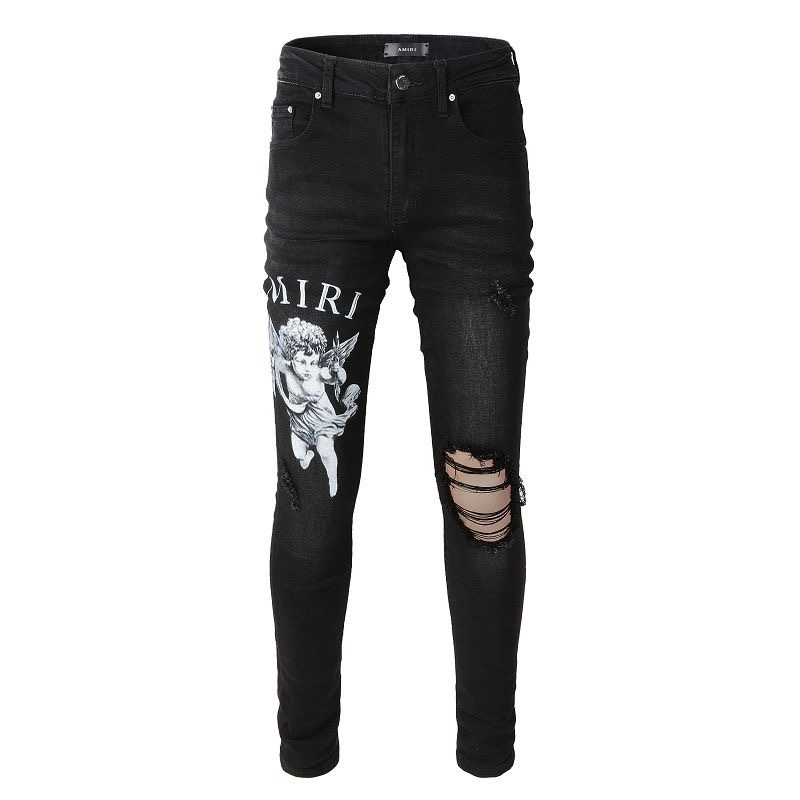 No. 817 Cupid Ripped Jeans Black