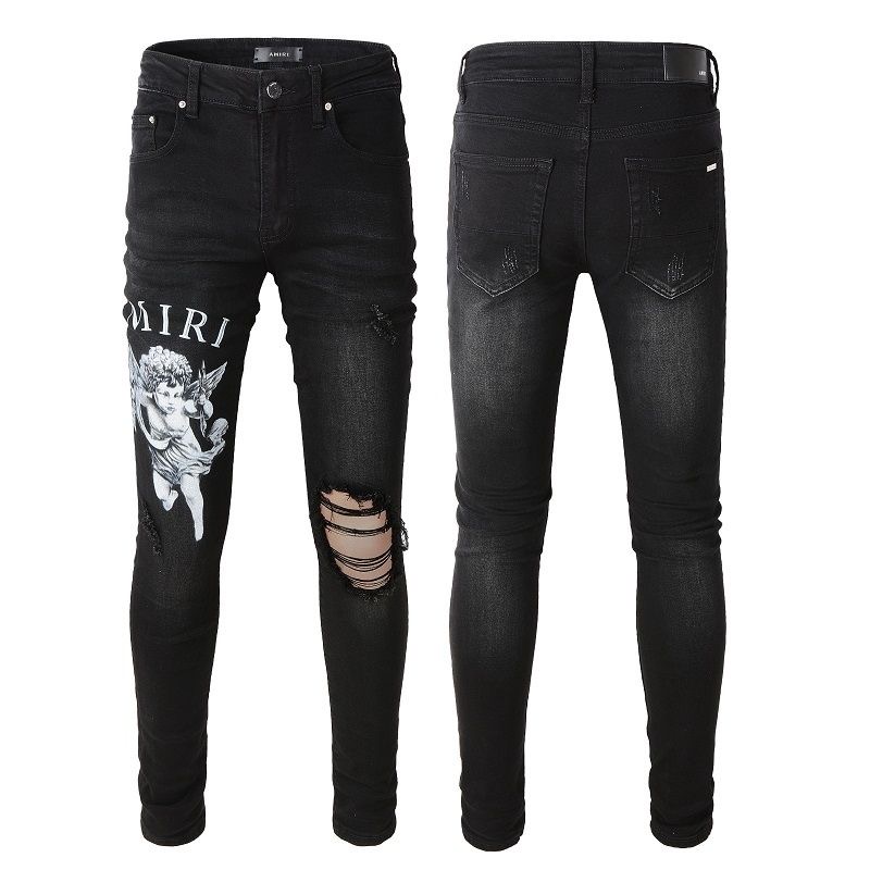 No. 817 Cupid Ripped Jeans Black