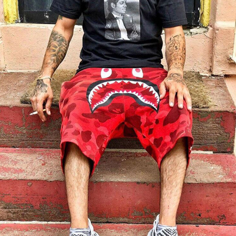 Ape loose casual camo short