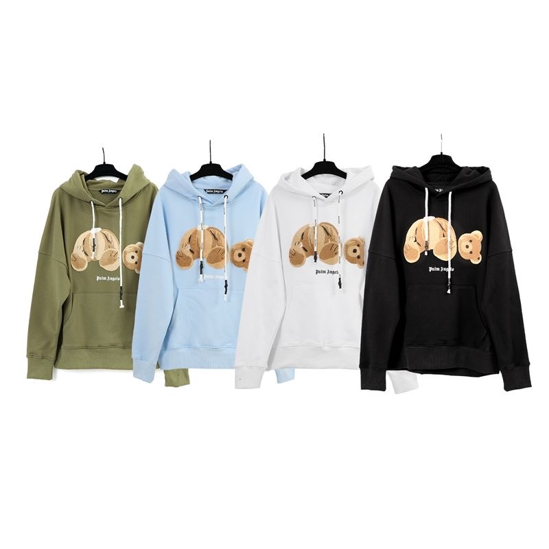 Broken Head Fleece Brown Bear Hoodie 4 Colors