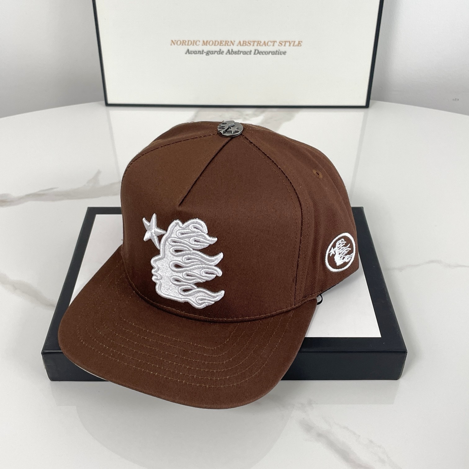 Brown color cap