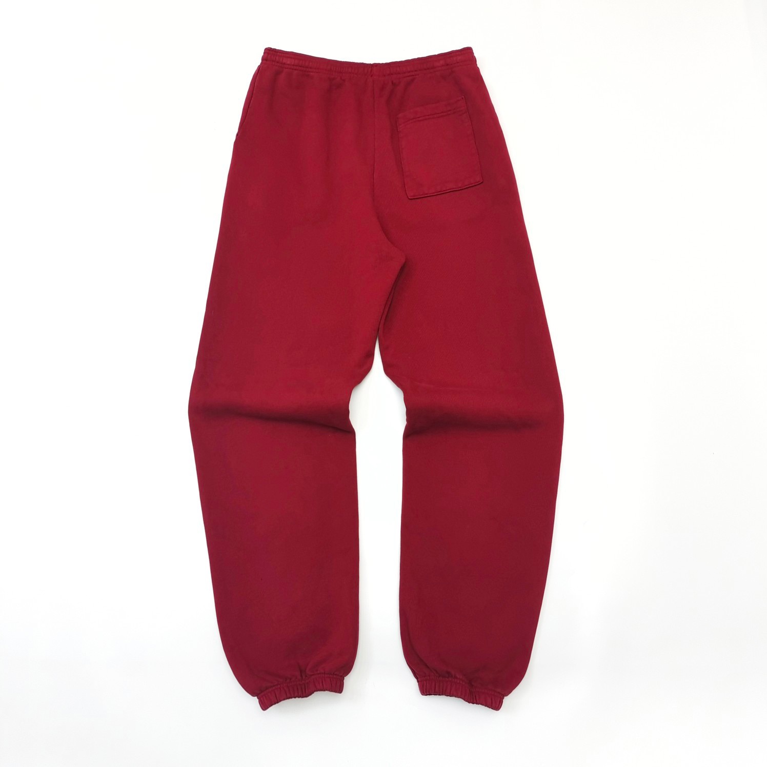 1:1 Best Quality Side Logo Pants Wine Red