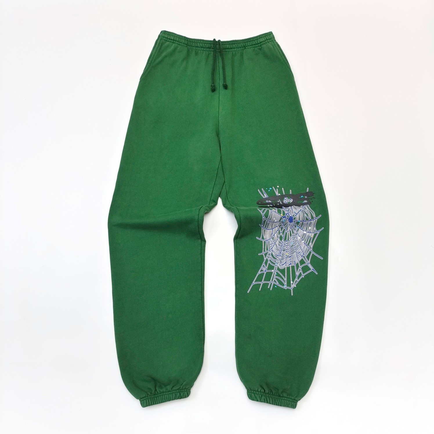 1:1 Best Quality Side Logo Pants Green