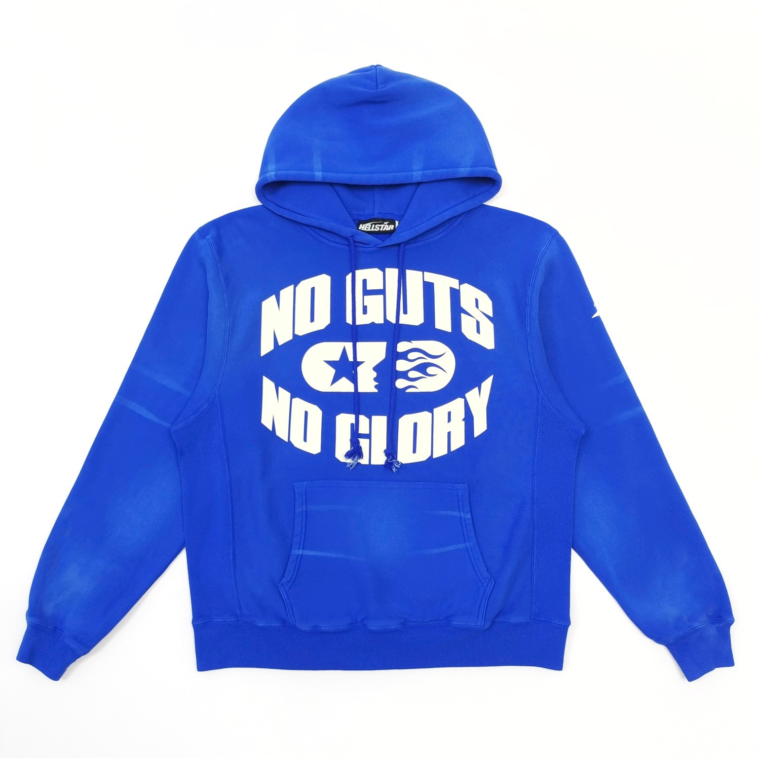 1:1 Best Quality White Letters Hoodie Blue with NFC