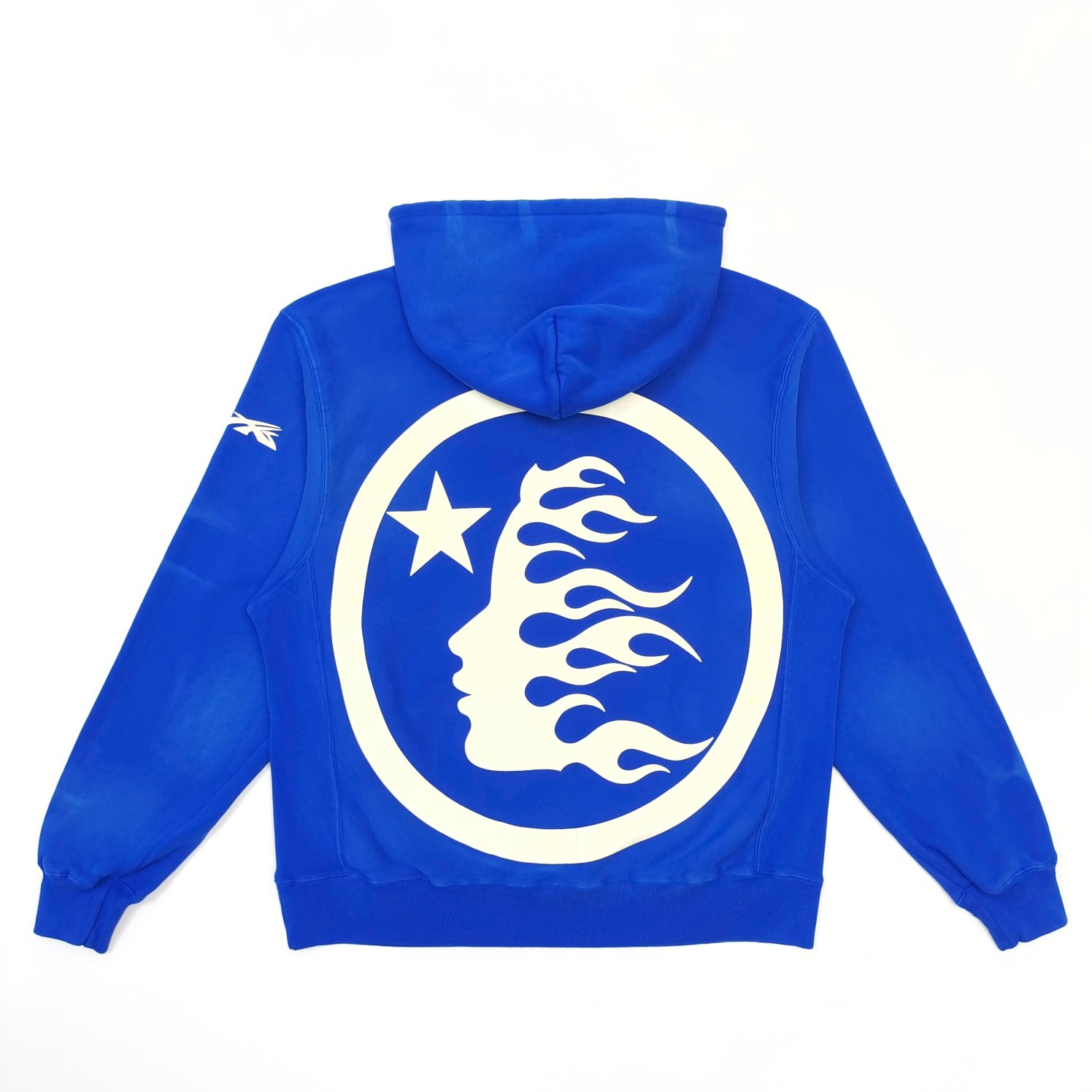 1:1 Best Quality White Letters Hoodie Blue with NFC