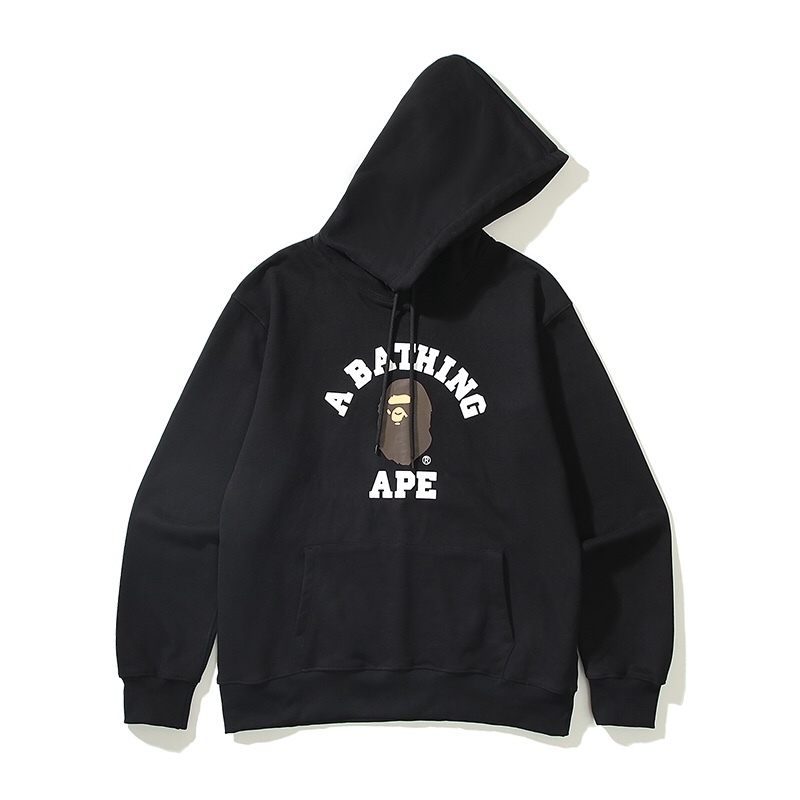 1:1 Best Quality Brown Head Logo Hoodie 2 Colors