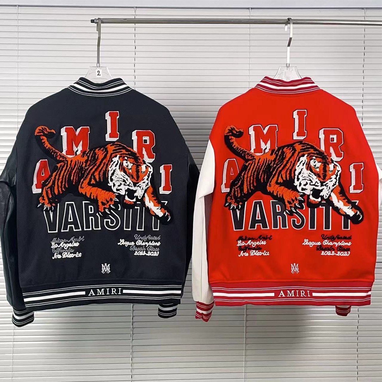 Amiri Tiger embroidery Jacket 2 Colors