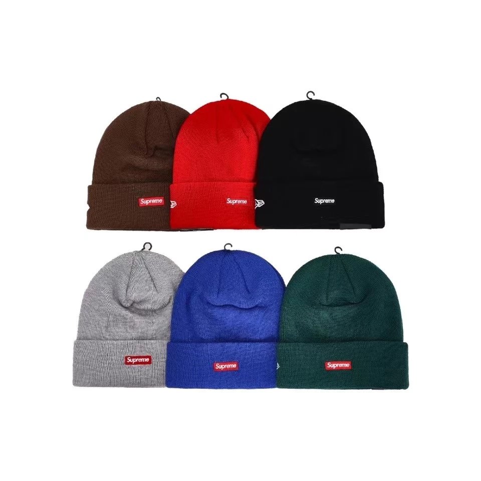 1:1 Best Quality Supreme 22FW Beanie 6 Colors