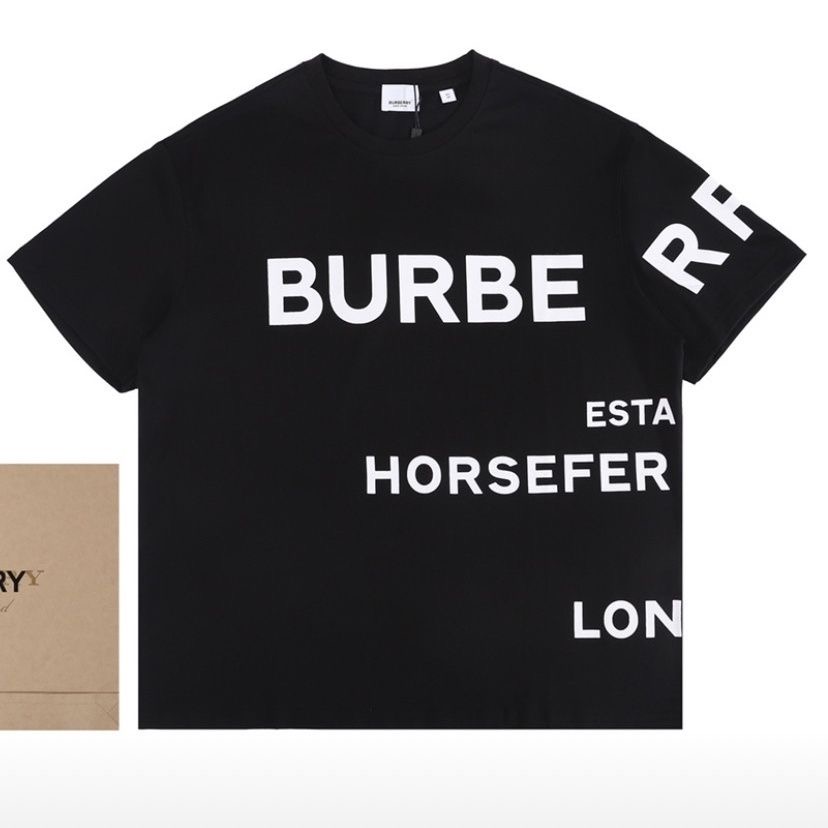 1:1 Best Quality 2023 Burberry T-shirt 2 Colors