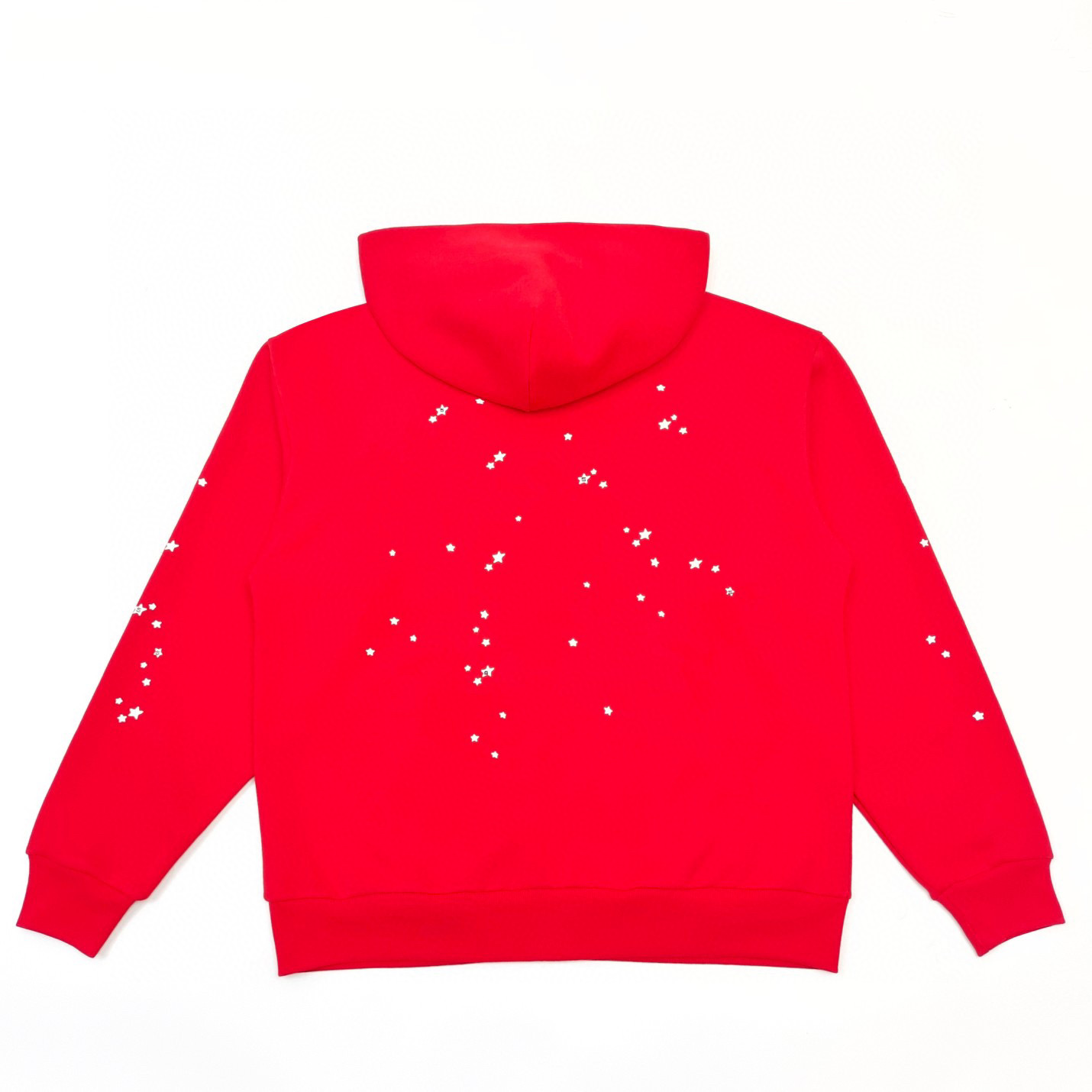 1:1 Best Quality Sp5der Star Zipper Hoodie Red