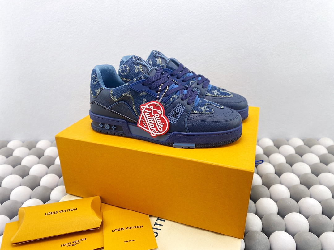 2024 LV Trainer Low Blue Cowboy X Nigo