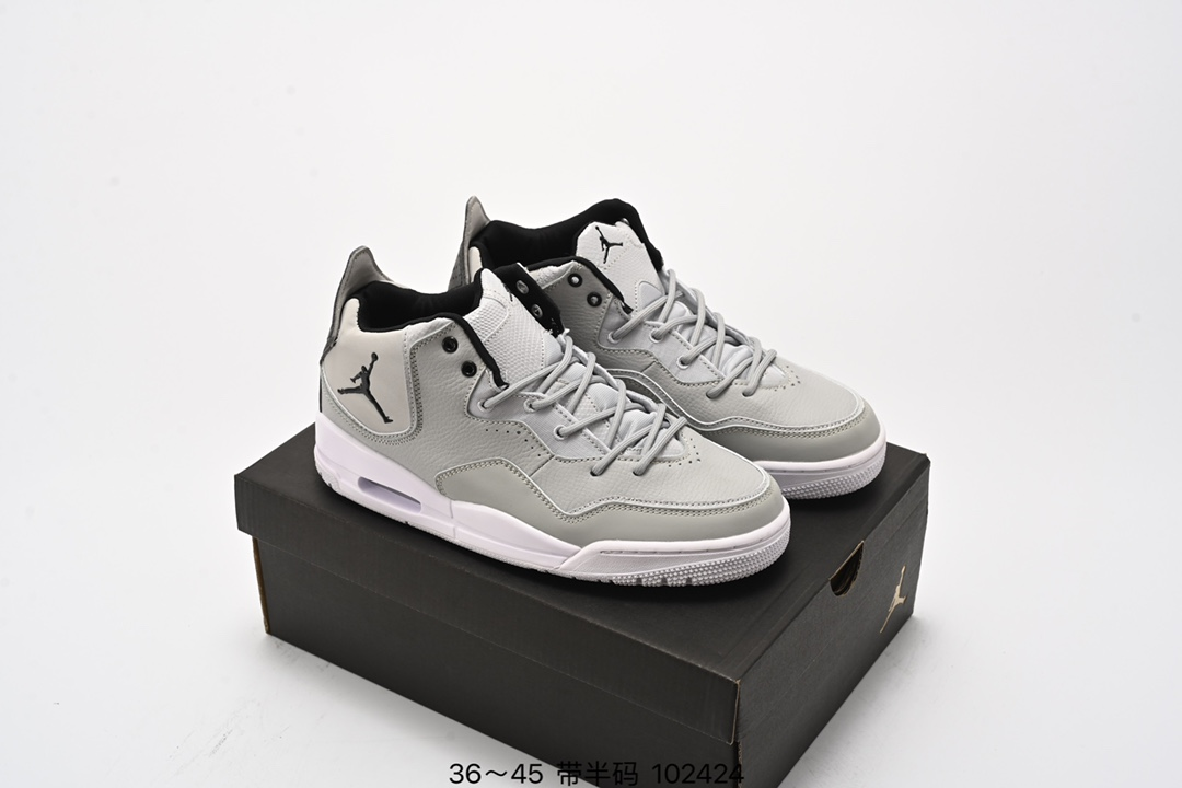 Air Jordan Courtside 23  Grey X Black Color