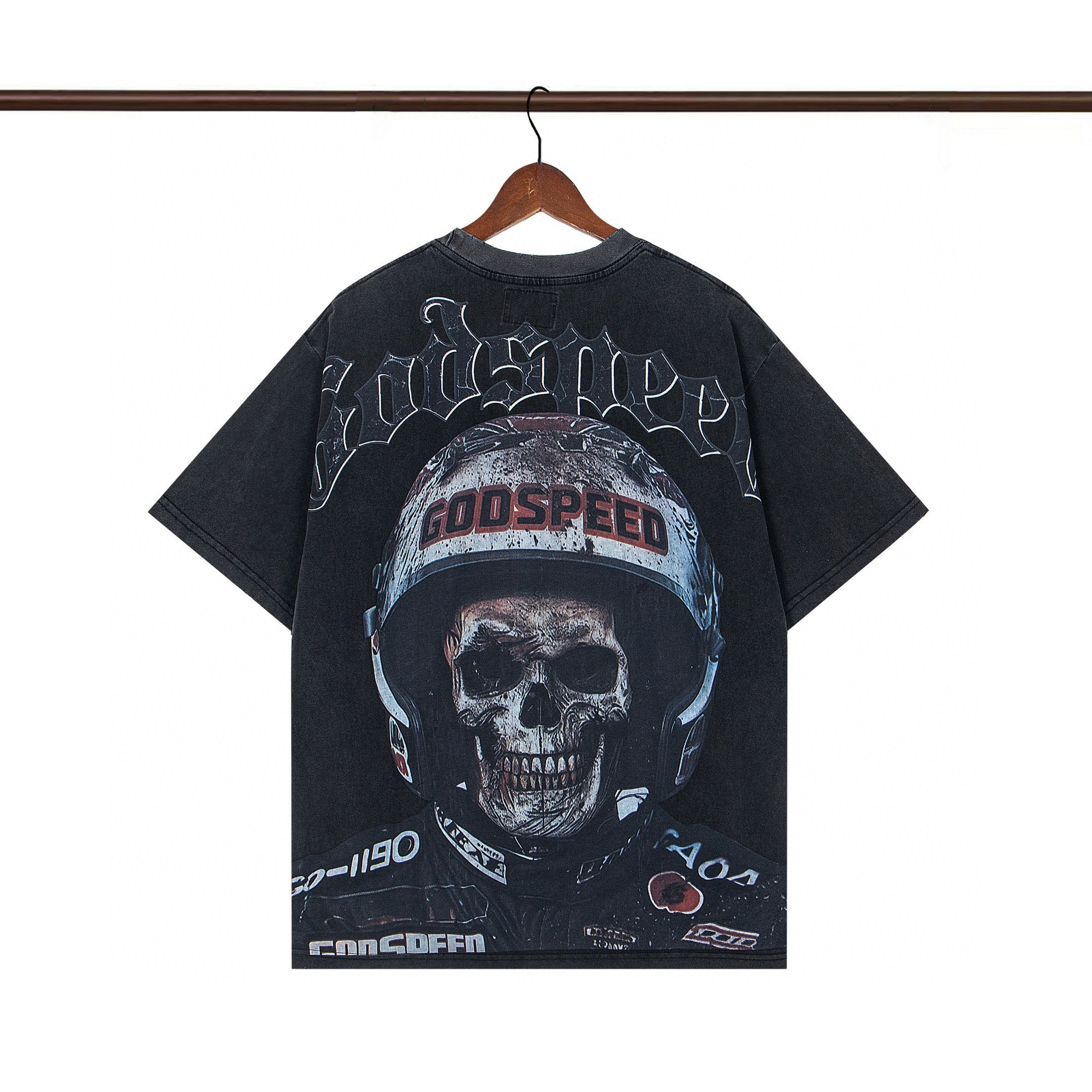 25SS Godspeed Skull Racers T-shirt