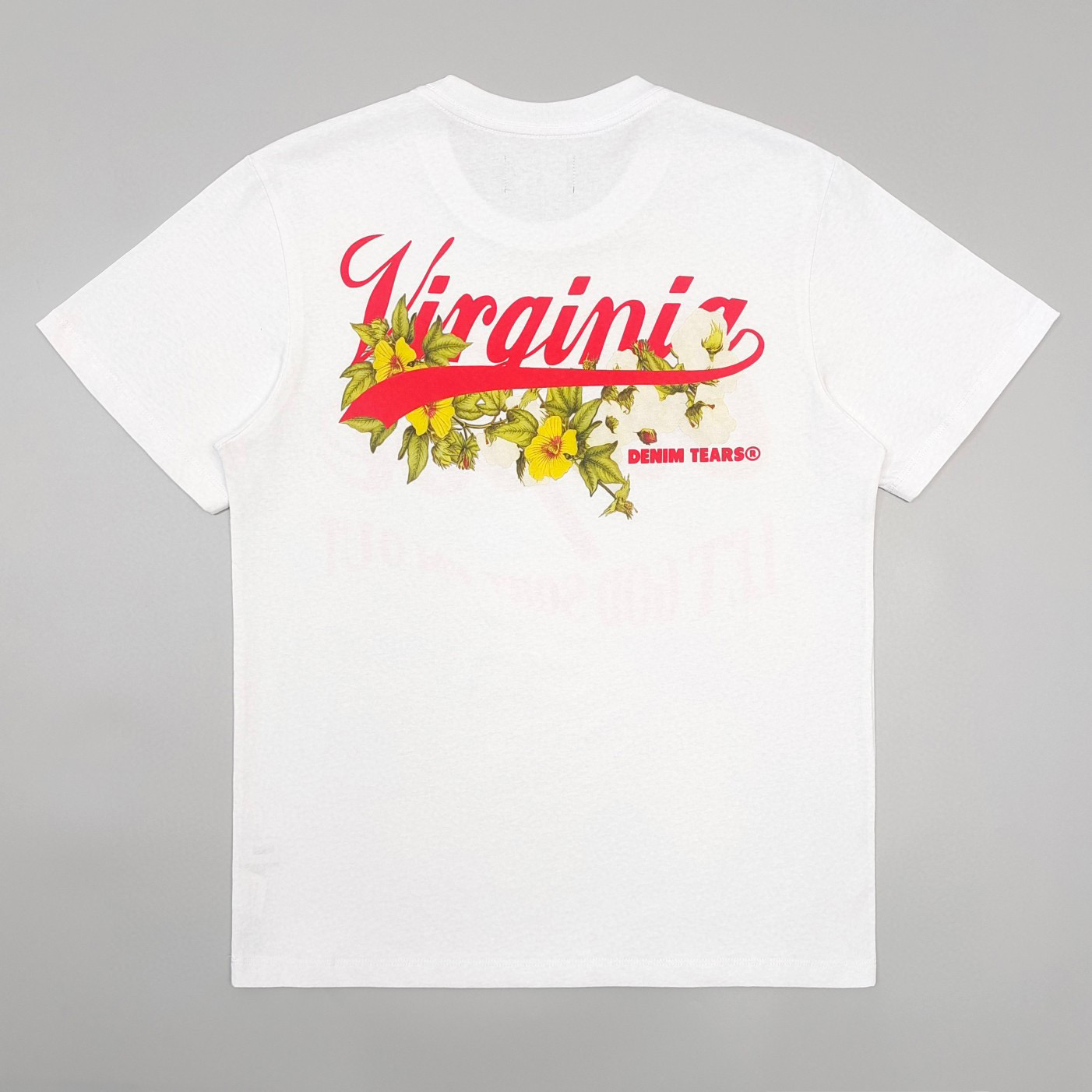1:1 Best Quality Denim Tears Virginia Tee White Color