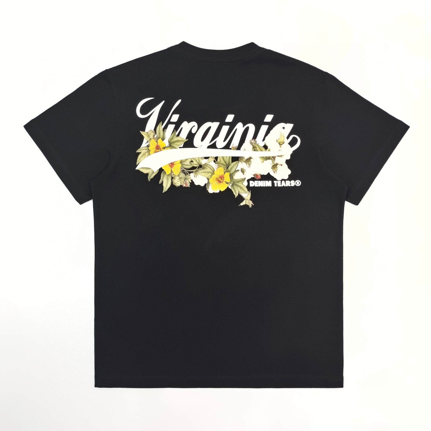 1:1 Best Quality Denim Tears Virginia Tee Black Color