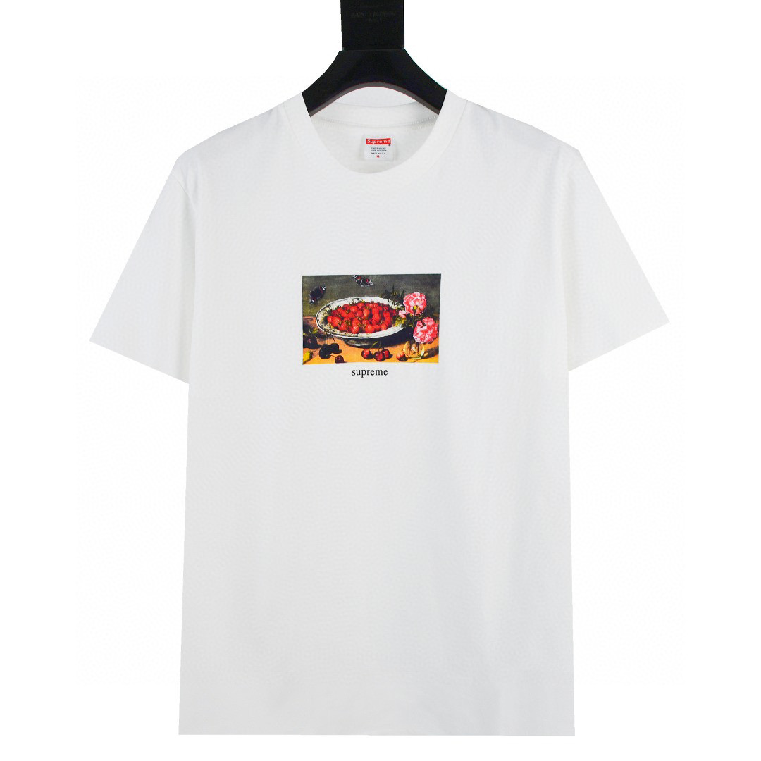 Supreme 23SS Strawberries Tee 2 Colors
