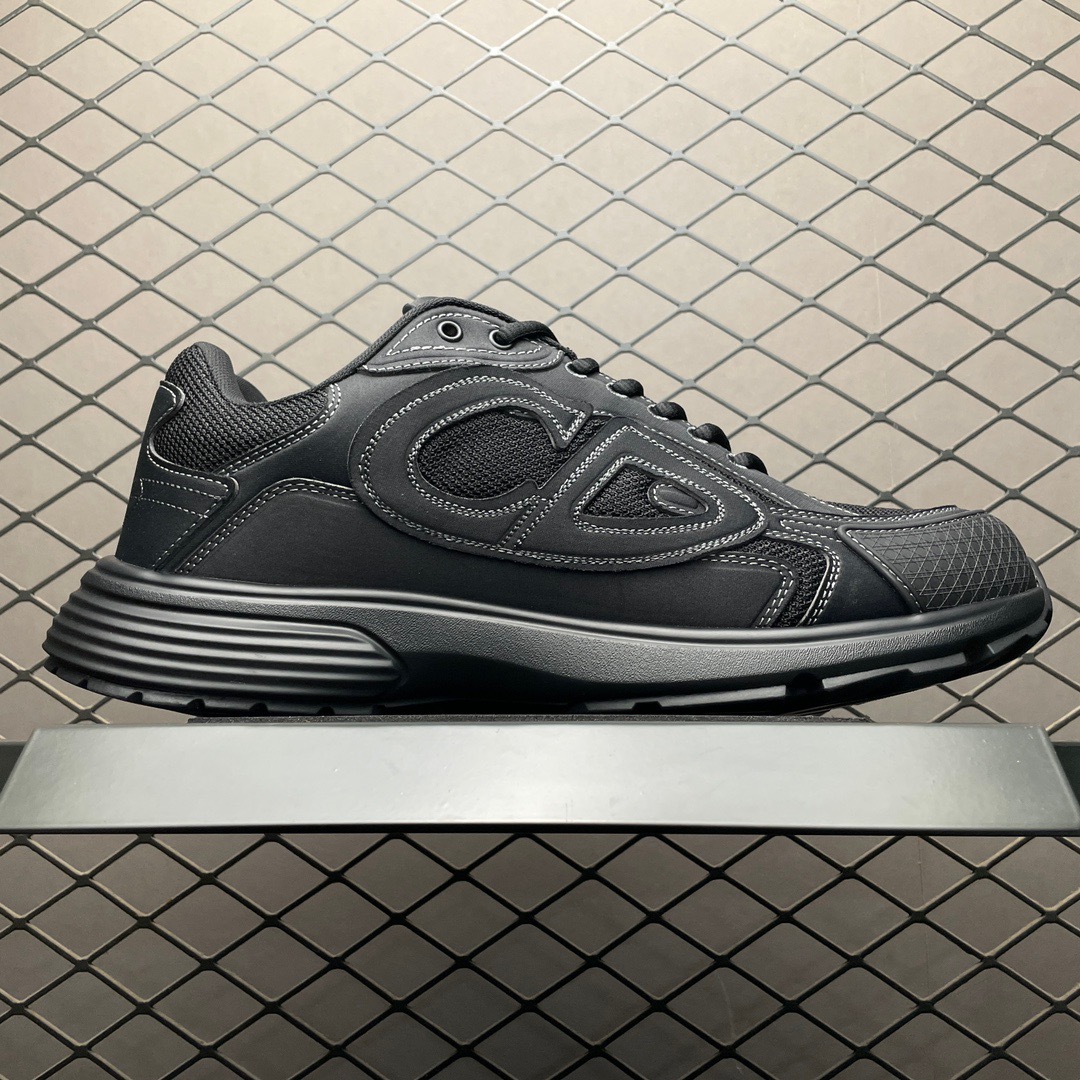 dior b30*stone island black shoes