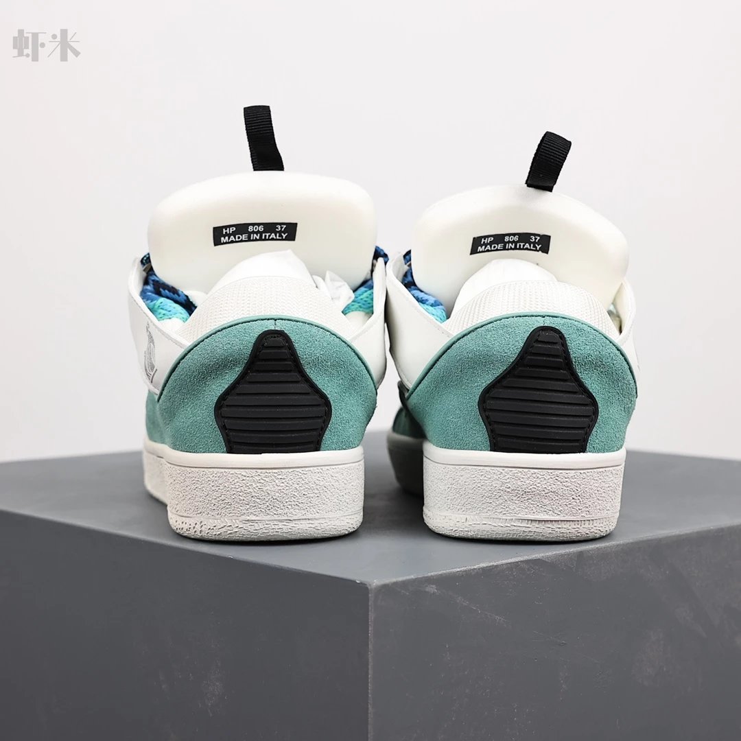 1:1 Best Quality Lanvin Crub Bread Shoes bluish green