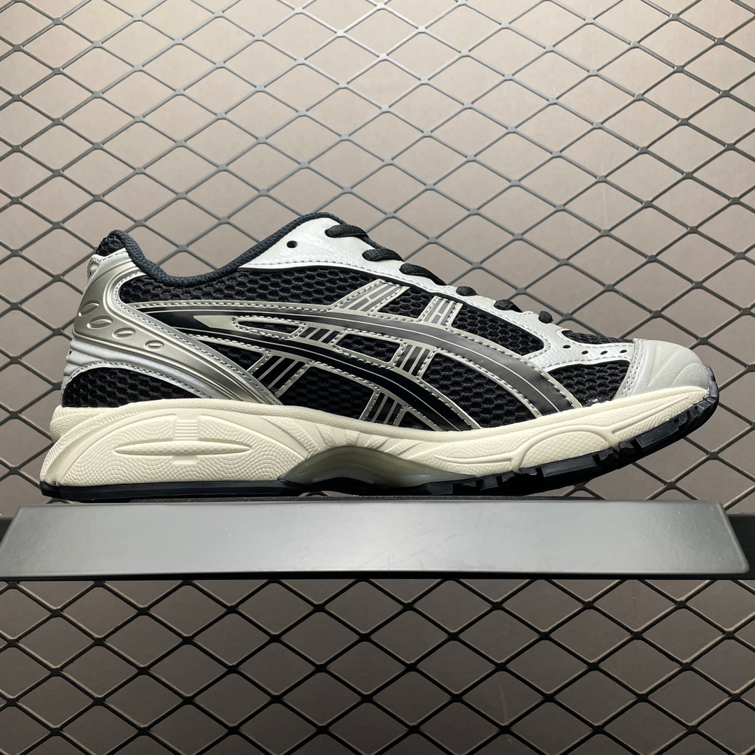 Asics GEL-Kayano 14 black and white shoes
