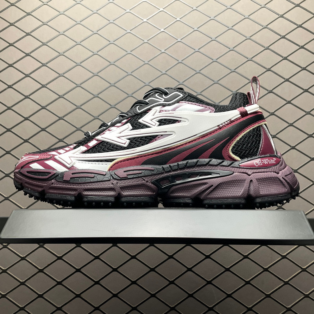 1:1 Best Quality Off White Shoes Purple Color
