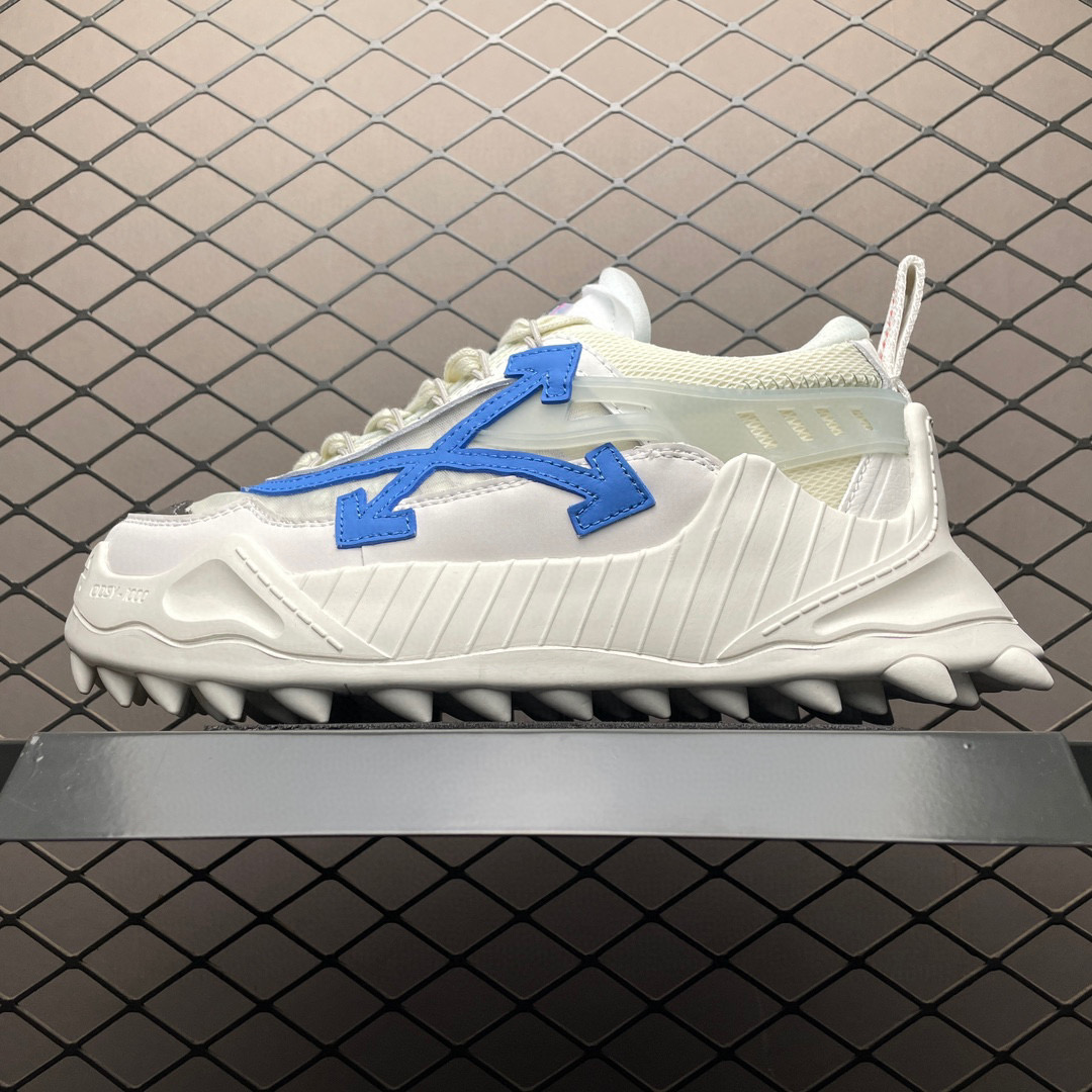 1:1 Best Quality Off White ODSY 1000 Shoes White & Blue