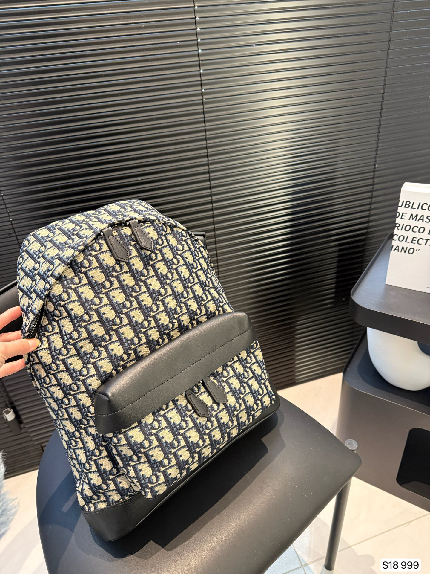 Dior Full Logo Backpack