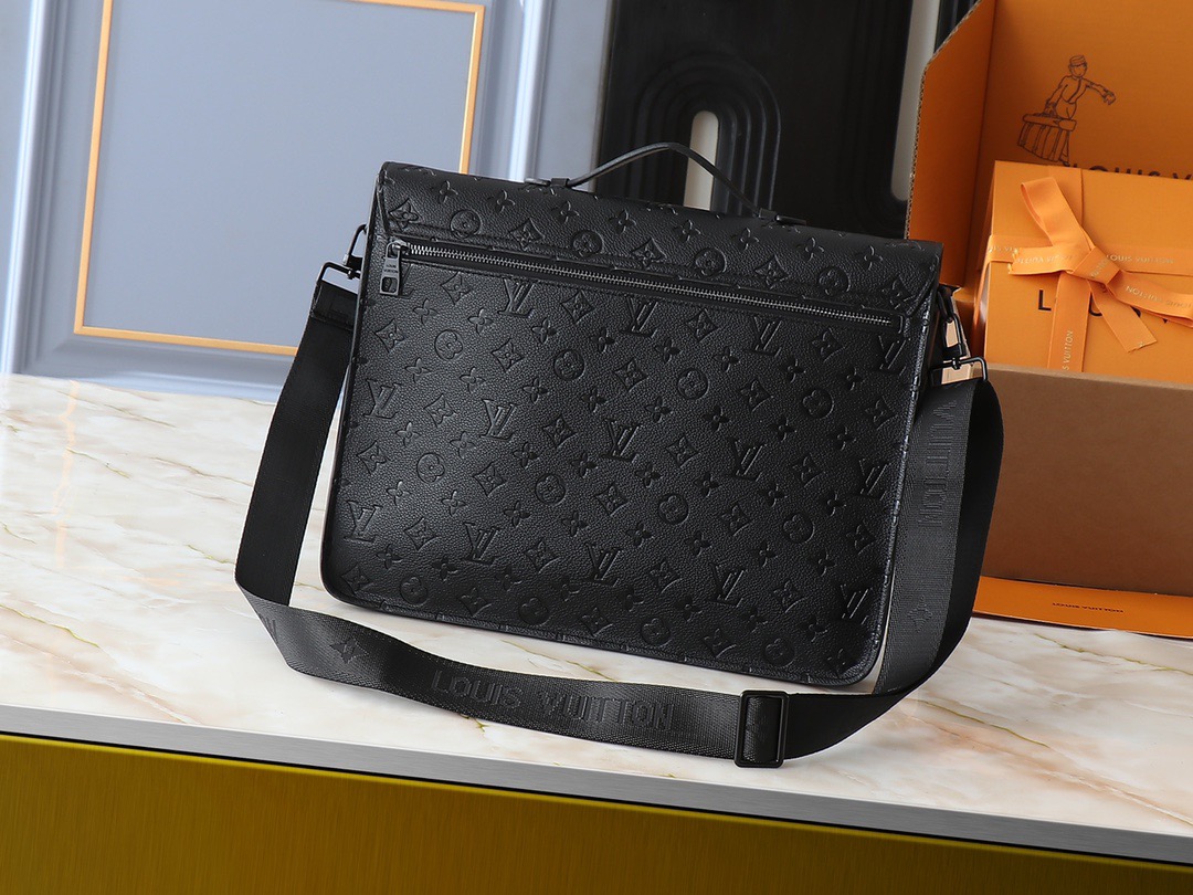 lv briefcase black bag