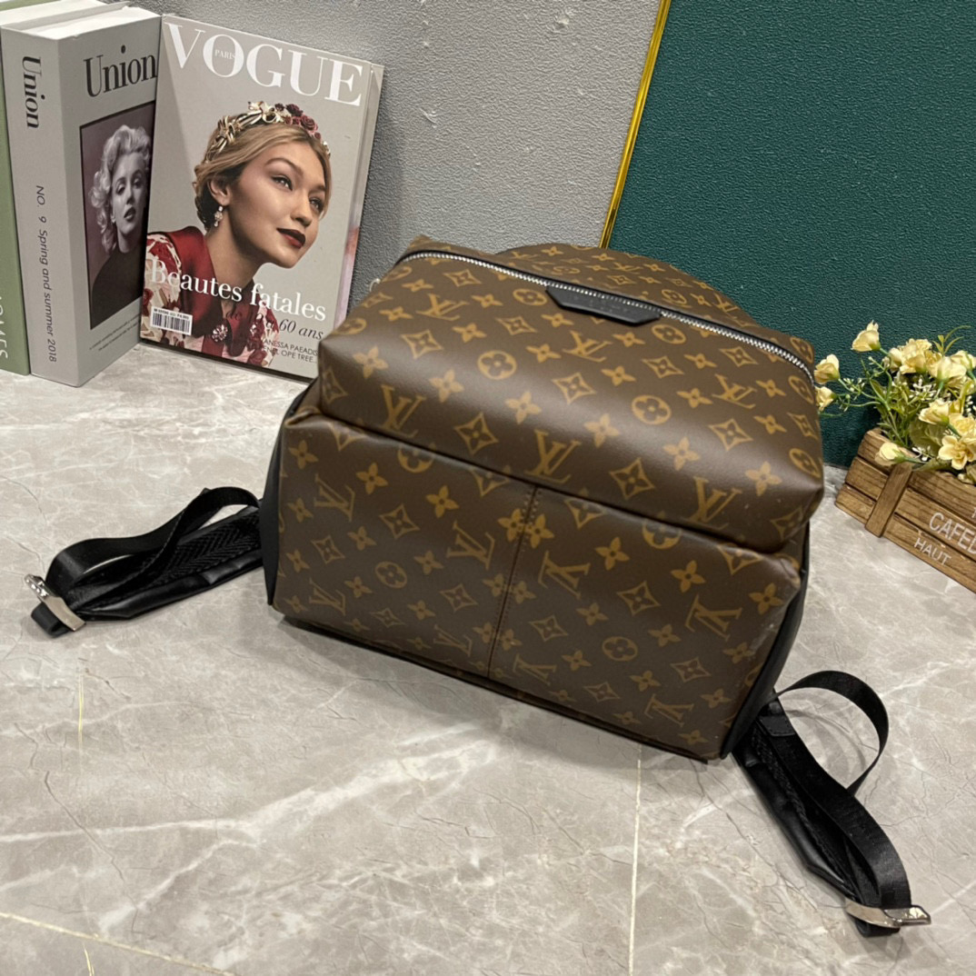 LV Discovery Monogram Backpack Brown