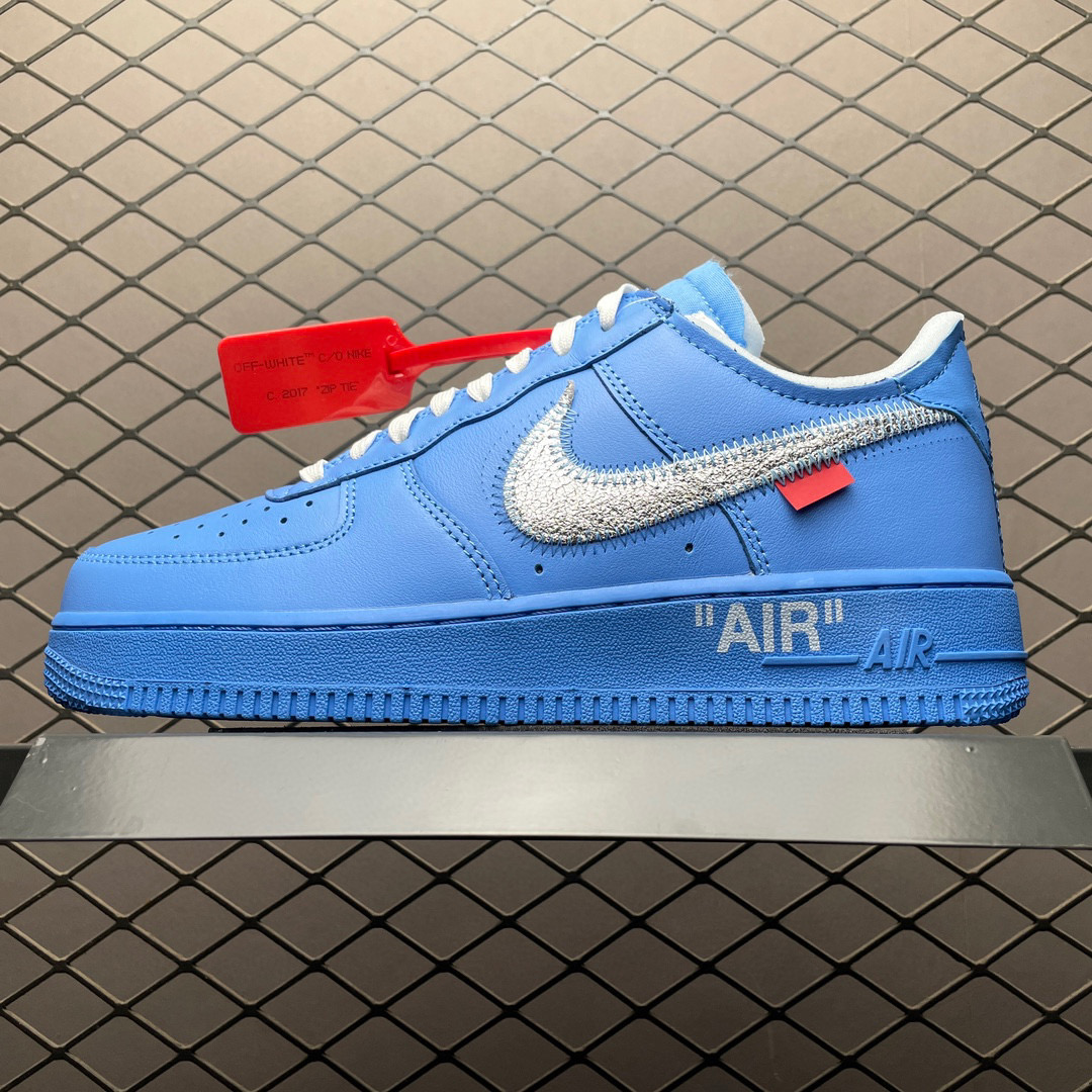 1:1 Best Quality Off White & Air Force 1 MCA Shoes Blue