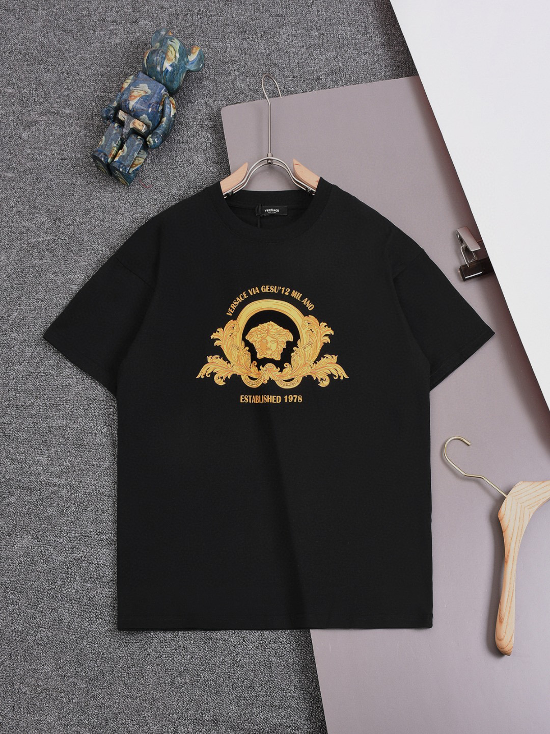Versace Classic Golden Logo Tee 2 Colors