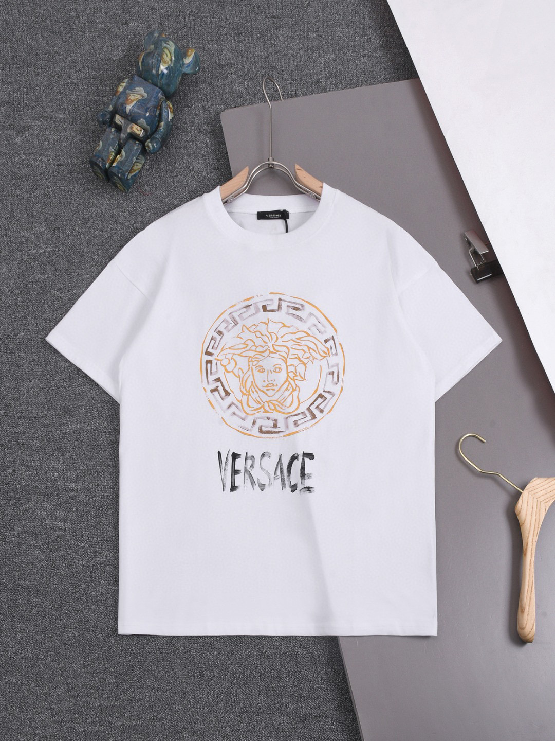 Versace Classic Graffiti Logo Tee 2 Colors