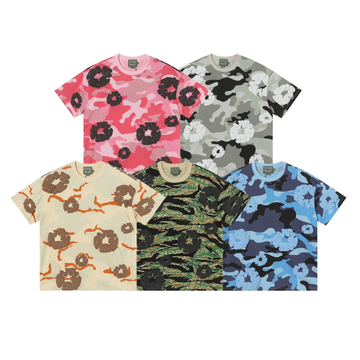 Denim Tear Camo Tee 5 Colors