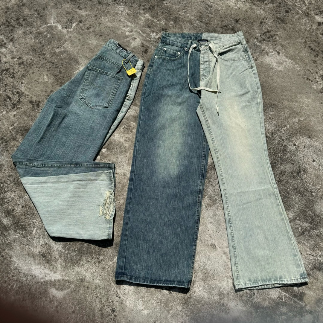 balenciaga composite design jeans