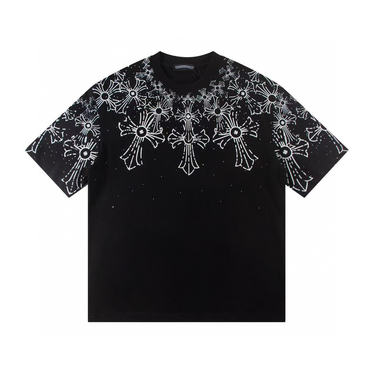 Chrome Hearts Neck Cross Logo Tee 2 Colors
