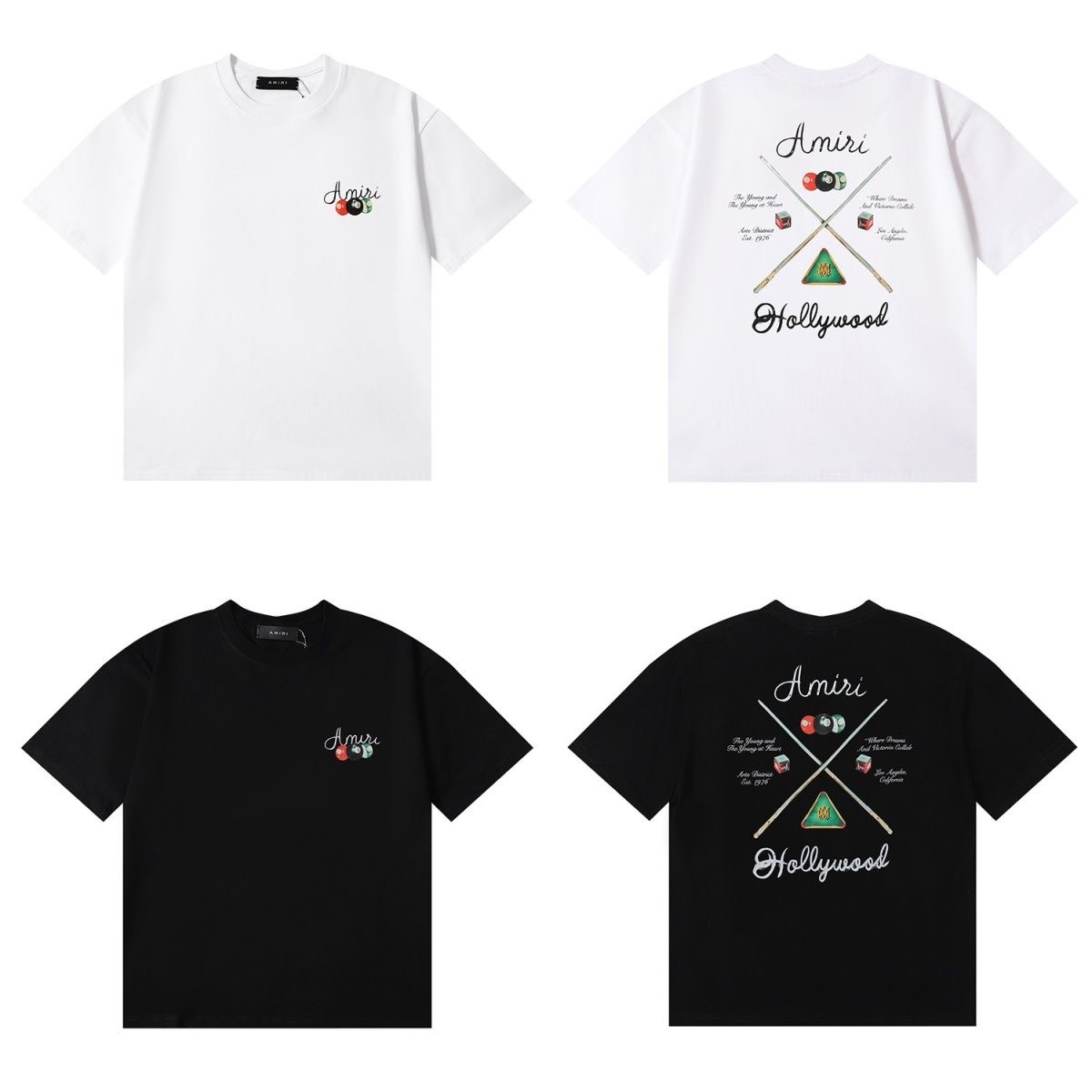 AMIRI billiards Tee 2 Colors