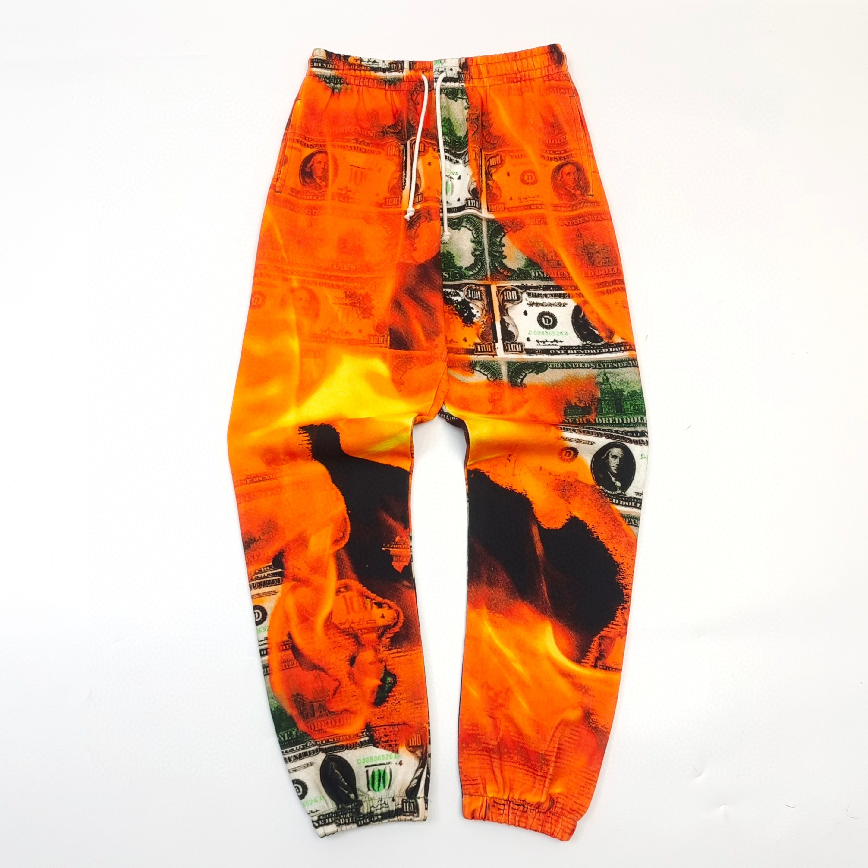 1:1 Best Quality Denim Tears Fire Dollar Pants