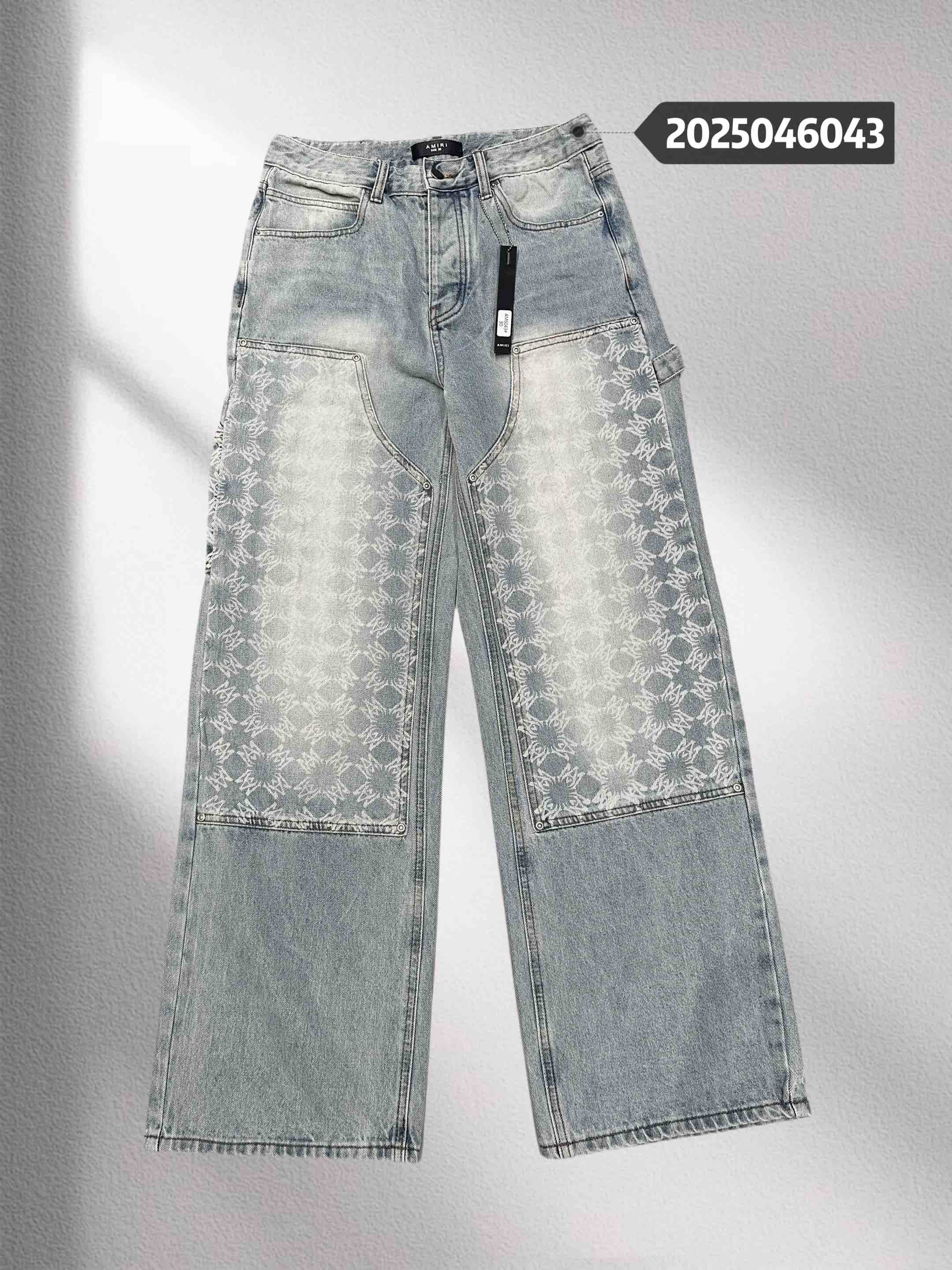Amiri flower jeans